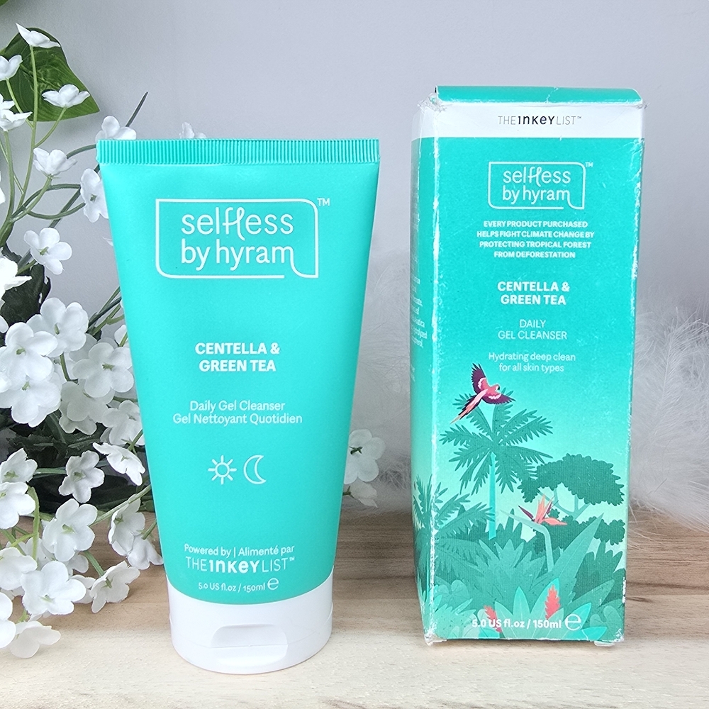 Selfless by Hyram Centella Green Tea Daily Antioxidant Gel Cleanser AM/PM New